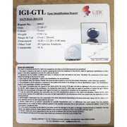 11.04 Ratti Natural Iolite with Govt. Lab Certificate-(550)